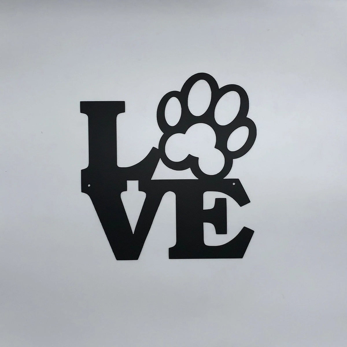 Dog Lovers Sign Dog Love Sign Animal Lover Sign - 8 inches - metal sign