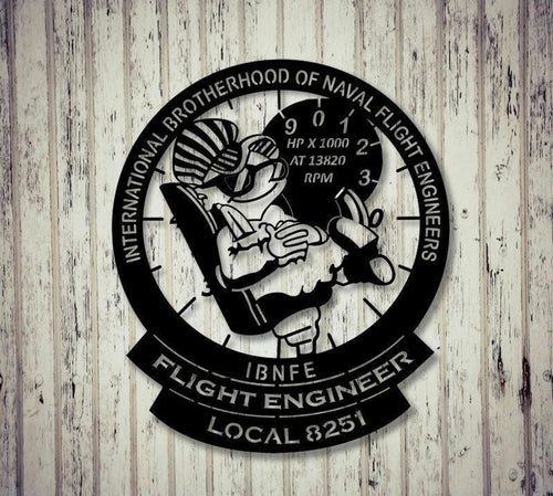 Ibnfe Local 8251 Xl Insignia Silhouette Metal Sign Cut Metal Sign Wall Decor - metal sign