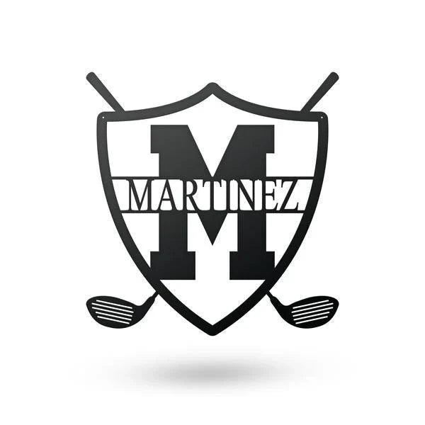 Golf Metal Sign Cut Metal Sign Metal House Sign - 8 inches - metal sign