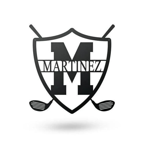 Golf Metal Sign Cut Metal Sign Metal House Sign - 8 inches - metal sign
