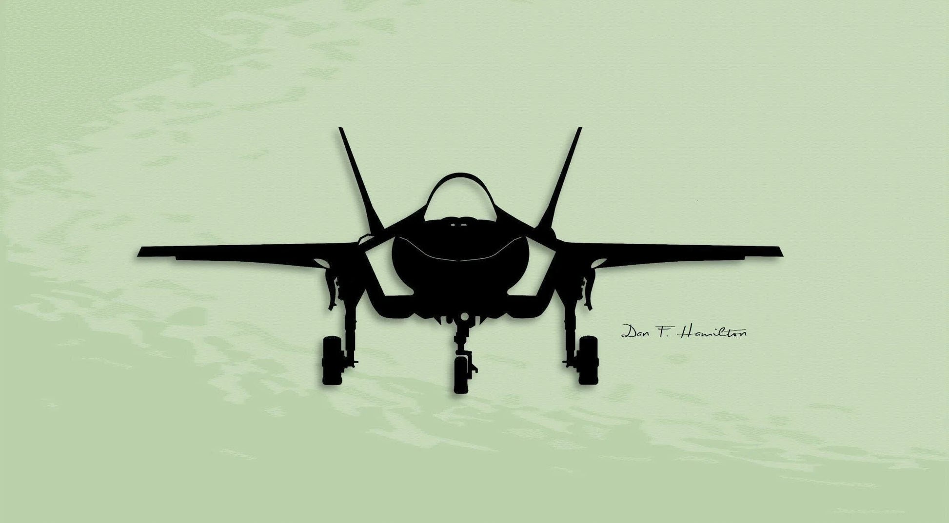 F35a Lightning Landing Stealth Multirole Combat Aircraft Metal Sign Cut Metal Sign Wall Decor - 8 inches - metal sign