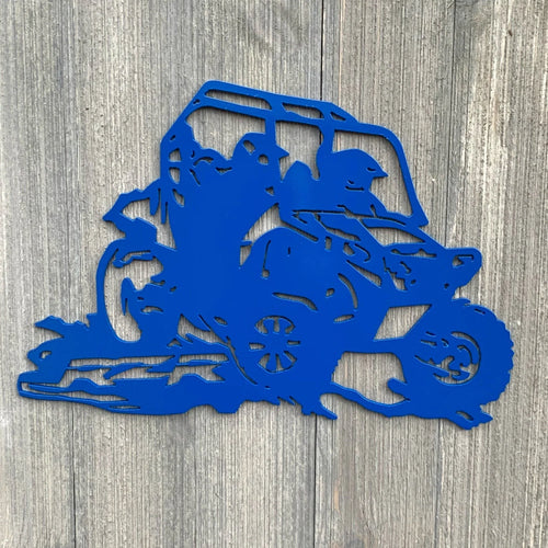 Rzr Metal Sign Cutout Cut Metal Sign Wall Metal Art - 8 inches - metal sign