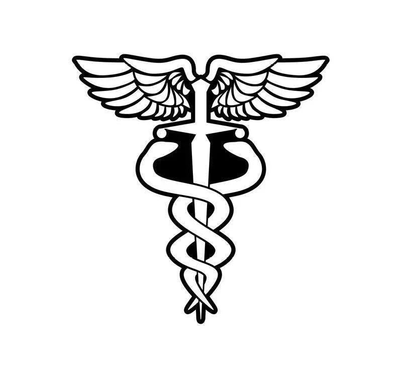 Medical Symbol Nurse doctor emt Signs Cut Metal Sign Metal House Sign - 8 inches - metal sign