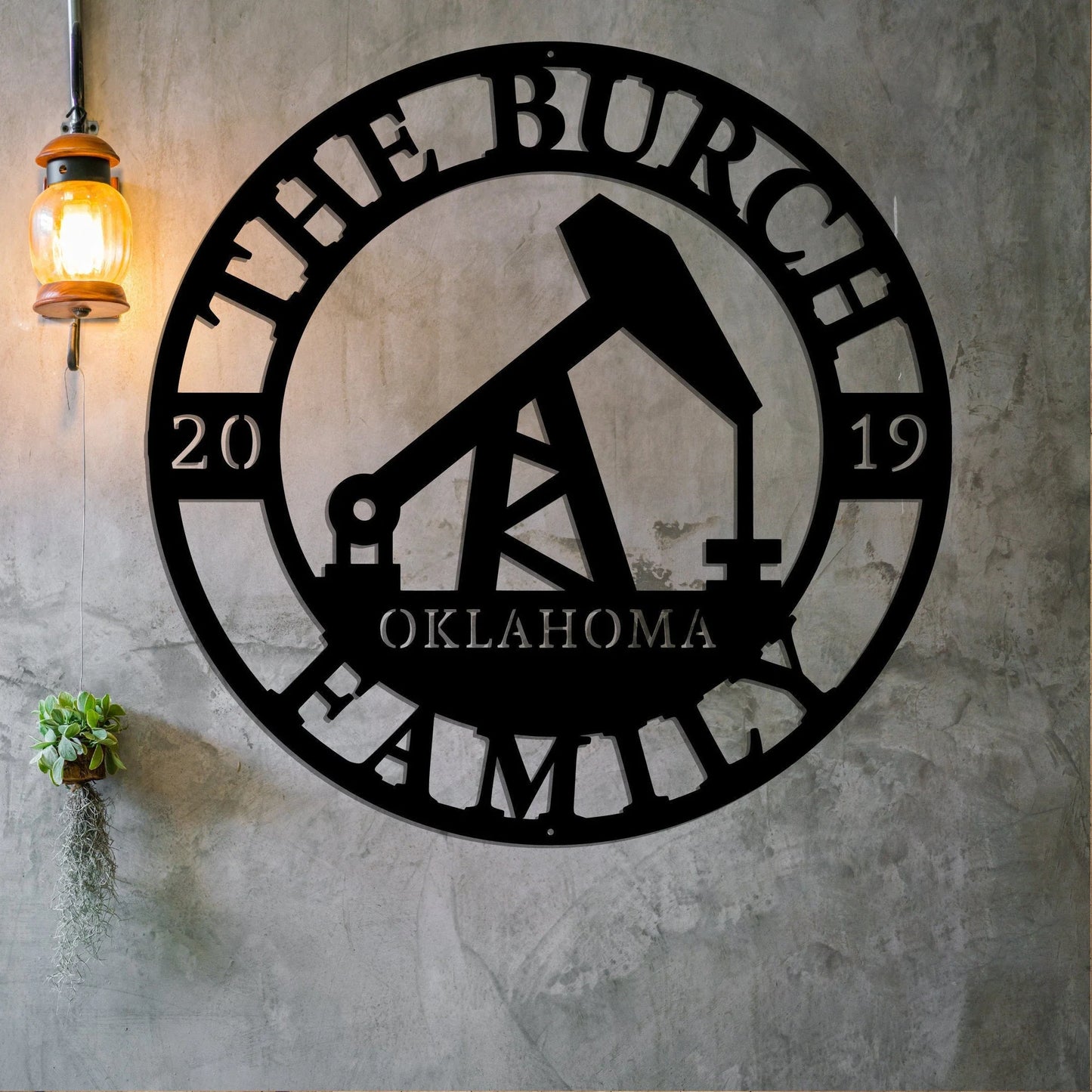 Oil Pump Sign Oilfield Decor Pump Jack Wyoming Decor Derrick Drilling Rig Midwest Art Man Cave Decor Oil Pump Jack - 8 inches - metal sign