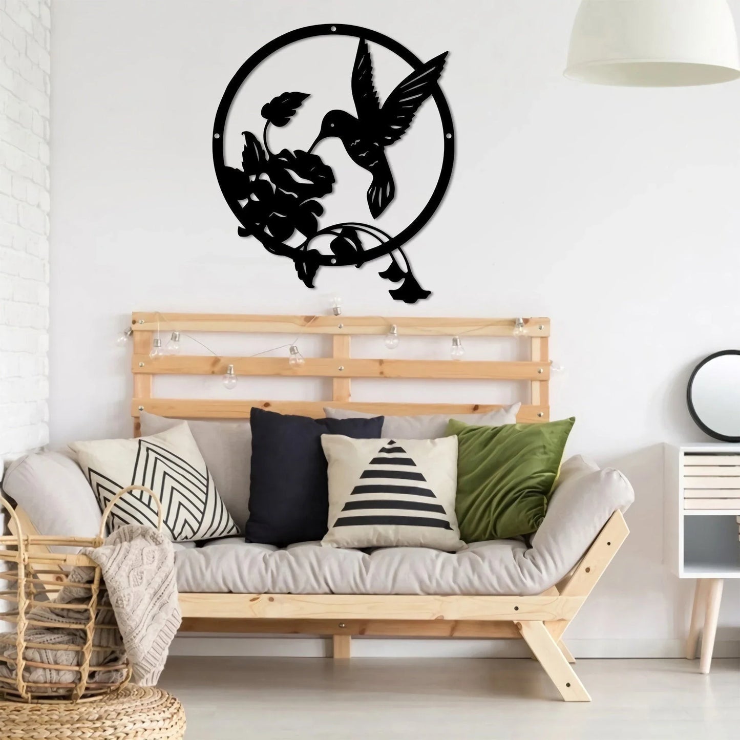 Hummingbird Sign For House Wall Decor Hummingbird Metal Sign Hummingbird Love Housewarming Gift - 8 inches - metal sign
