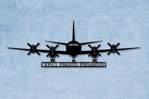 P3 Vp11 Proud Pegasus P3 Orion Naval Aircraft Metal Sign Cut Metal Sign Wall Decor - 8 inches - metal sign