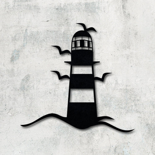 Wall Decor Lighthouse Father Gifts Metal Wall Sign Metal Wall Decor Metal Wall Hanging Gift - 8 inches - metal sign