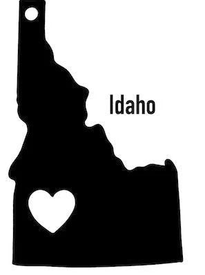 Idaho State Ornament Cut Metal Sign Wall Decor Metal Sign Metal Art - 8 inches - metal sign