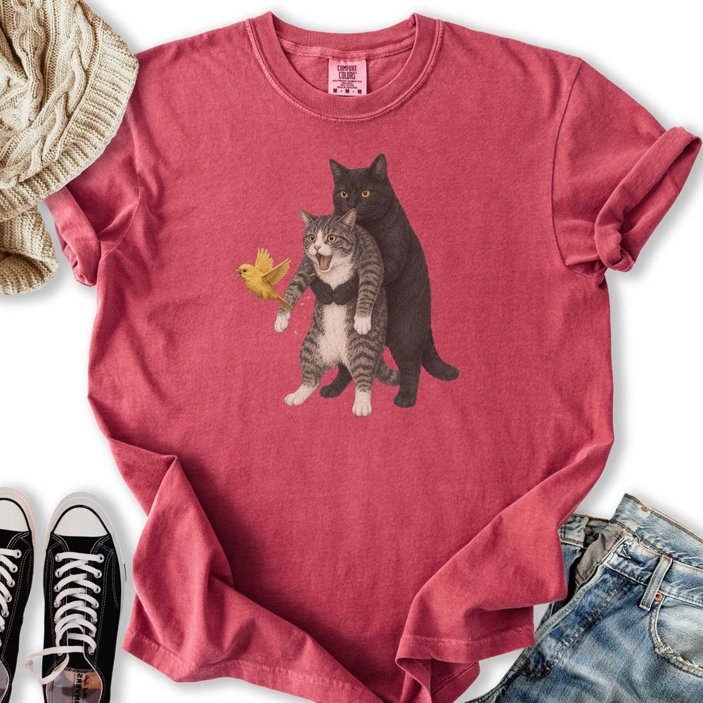 Cat Heimlich Maneuver II Relaxed Tee