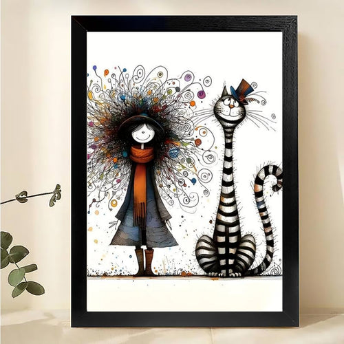 W032 Natural Wood Canvas – Abstract Art | Perfect for Living Room & Office
