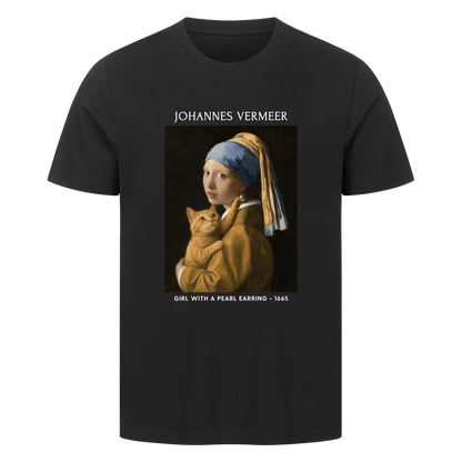 Cat With A Pearl Earring T-Shirt