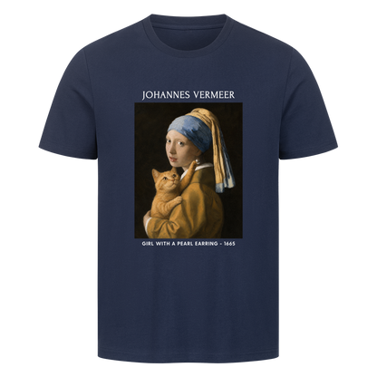Cat With A Pearl Earring T-Shirt