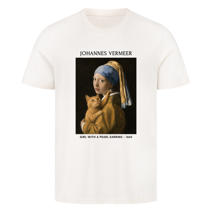 Cat With A Pearl Earring T-Shirt