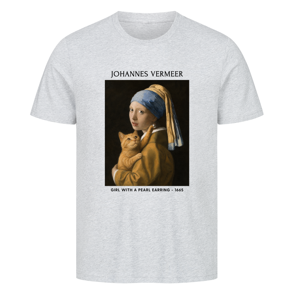 Cat With A Pearl Earring T-Shirt