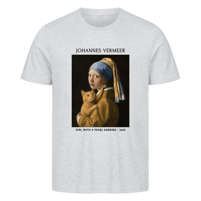 Cat With A Pearl Earring T-Shirt