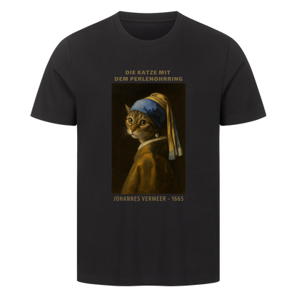 Die Katze mit dem Perlenohrring - Unisex T-Shirt