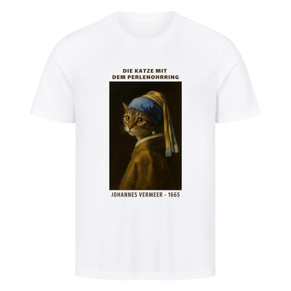 Die Katze mit dem Perlenohrring - Unisex T-Shirt