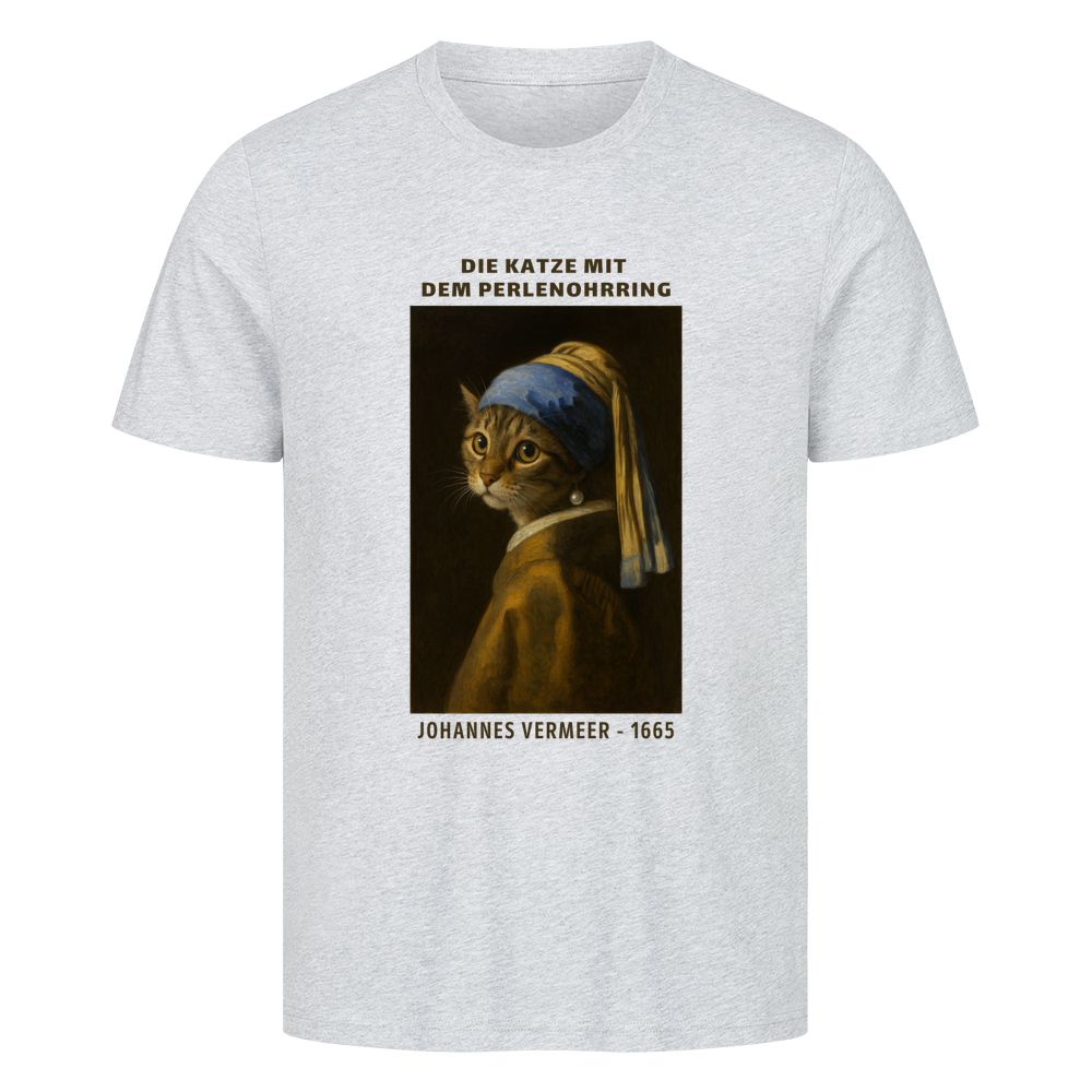 Die Katze mit dem Perlenohrring - Unisex T-Shirt