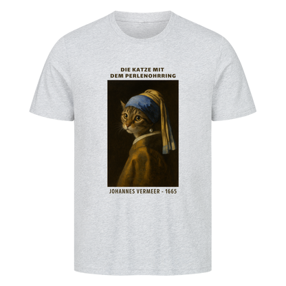 Die Katze mit dem Perlenohrring - Unisex T-Shirt