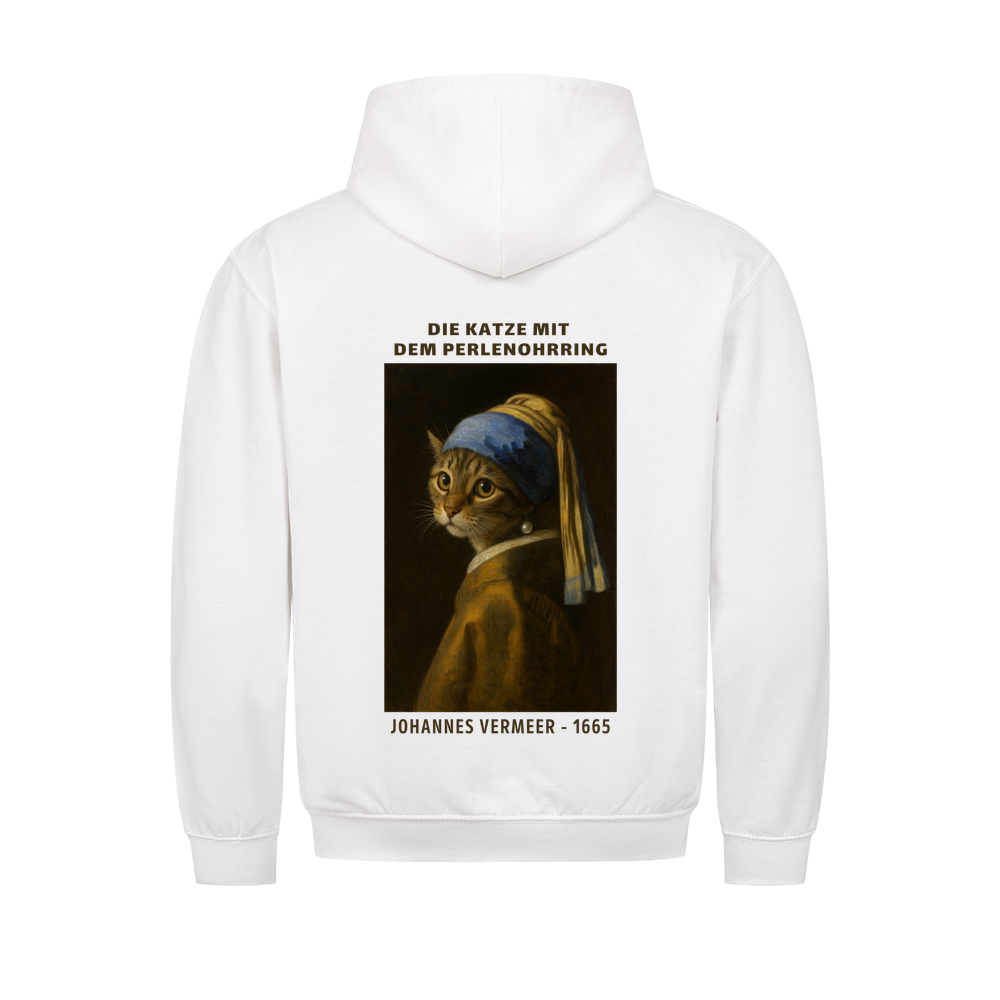 Die Katze mit dem Perlenohrring Hoodie