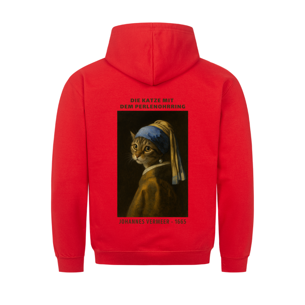 Die Katze mit dem Perlenohrring Hoodie