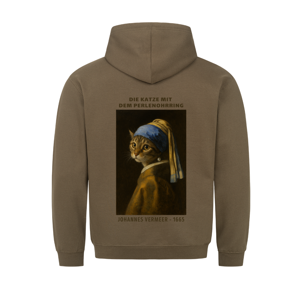 Die Katze mit dem Perlenohrring Hoodie