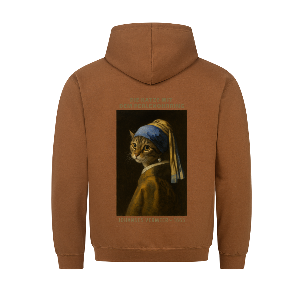 Die Katze mit dem Perlenohrring Hoodie