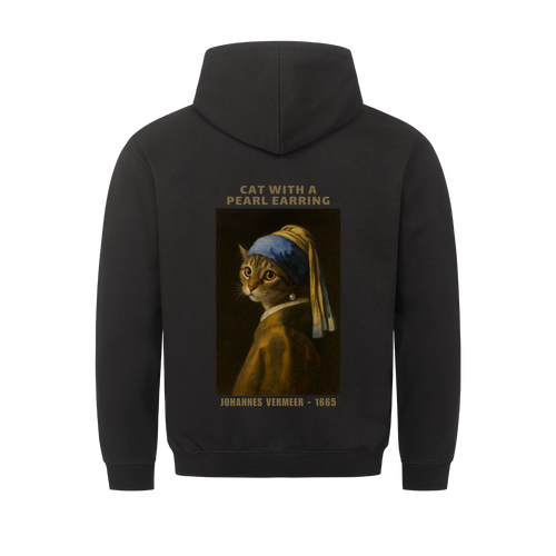 Cat With A Pearl Earring Basic Unisex Shirt Hoodie