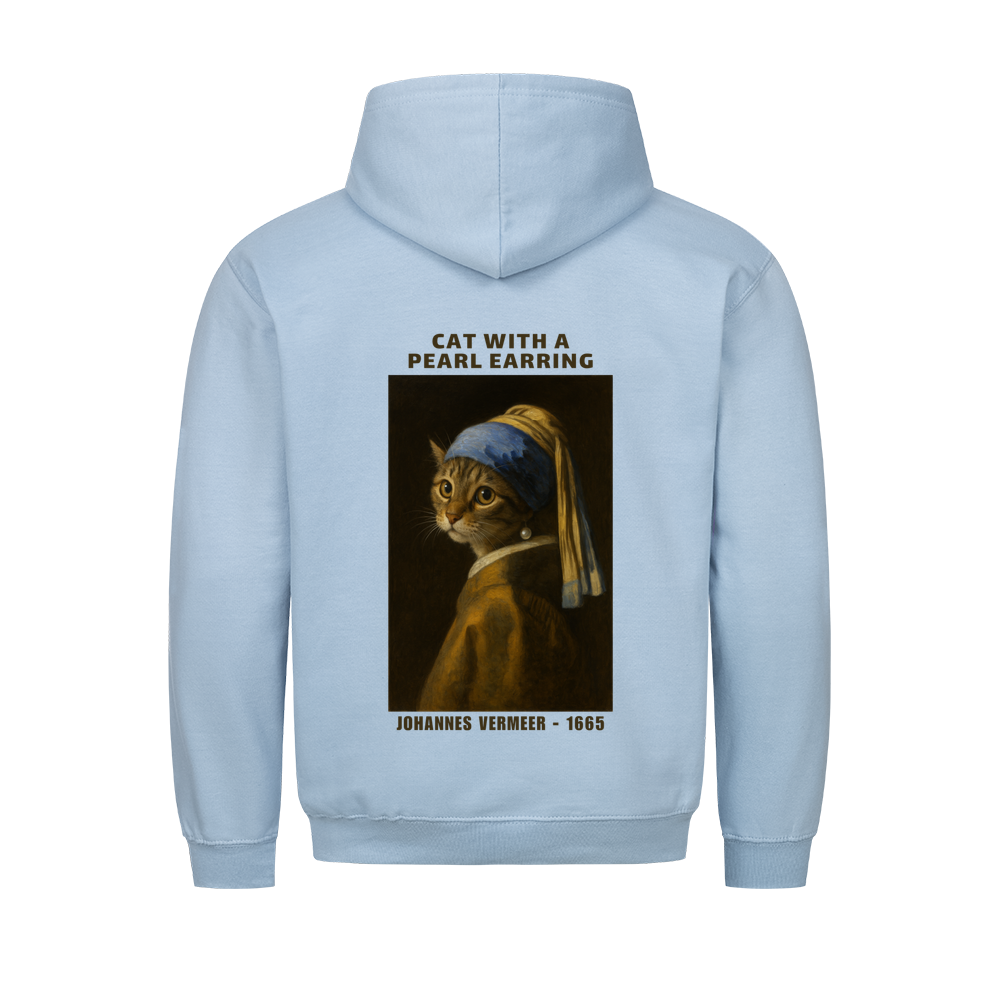 Cat With A Pearl Earring Basic Unisex Shirt Hoodie