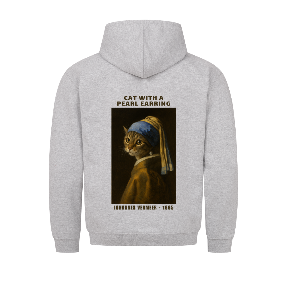 Cat With A Pearl Earring Basic Unisex Shirt Hoodie