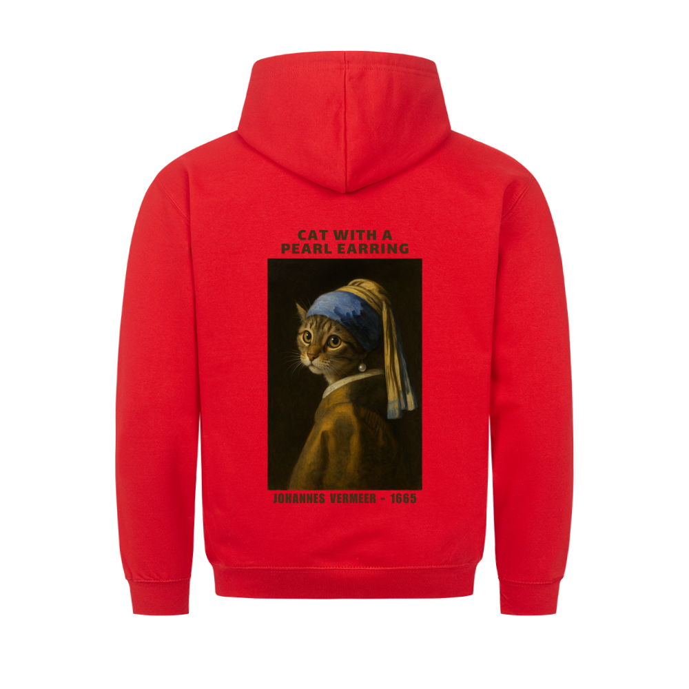 Cat With A Pearl Earring Basic Unisex Shirt Hoodie