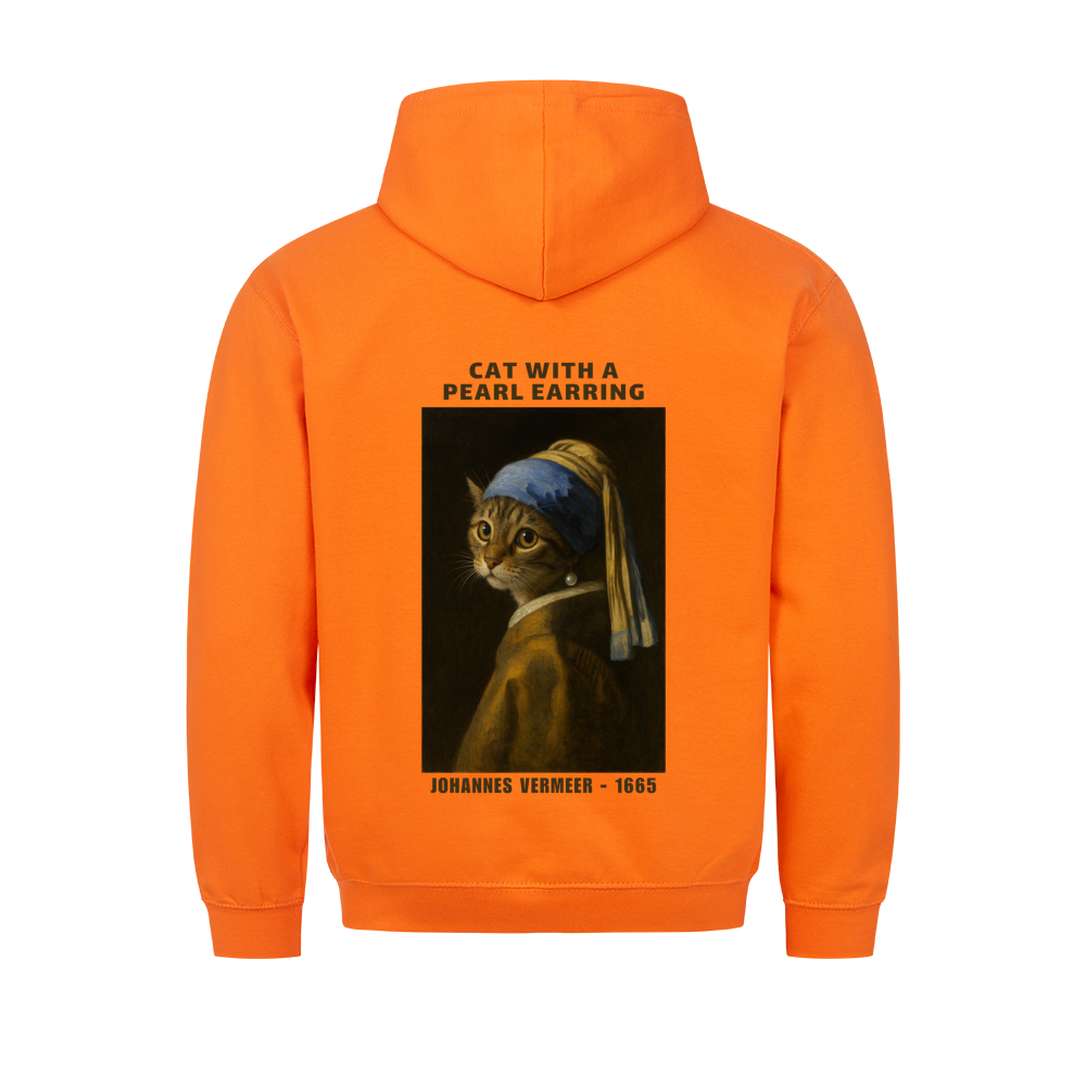 Cat With A Pearl Earring Basic Unisex Shirt Hoodie