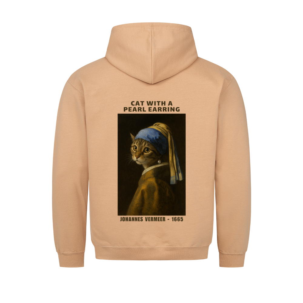 Cat With A Pearl Earring Basic Unisex Shirt Hoodie