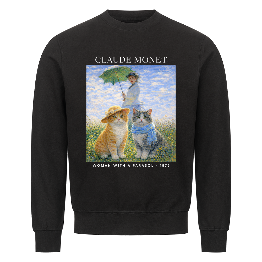 Woman With Parasol Classic Sweatshirt