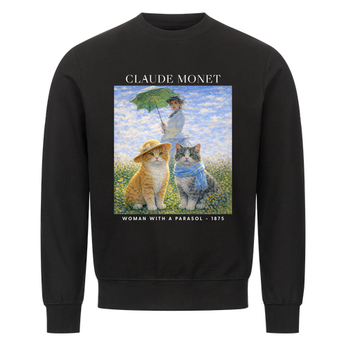 Woman With Parasol Classic Sweatshirt