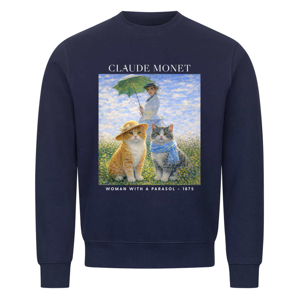 Woman With Parasol Classic Sweatshirt