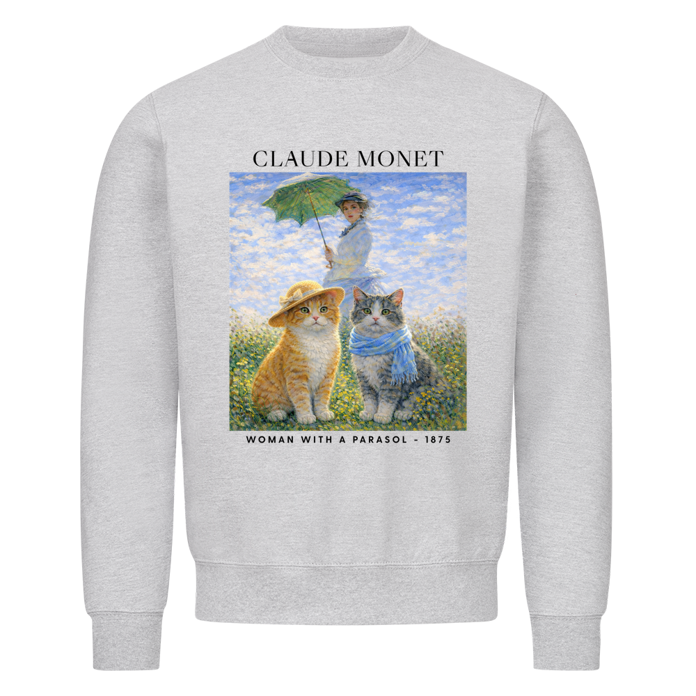 Woman With Parasol Classic Sweatshirt