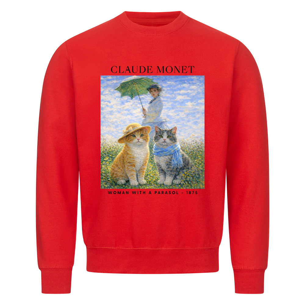 Woman With Parasol Classic Sweatshirt