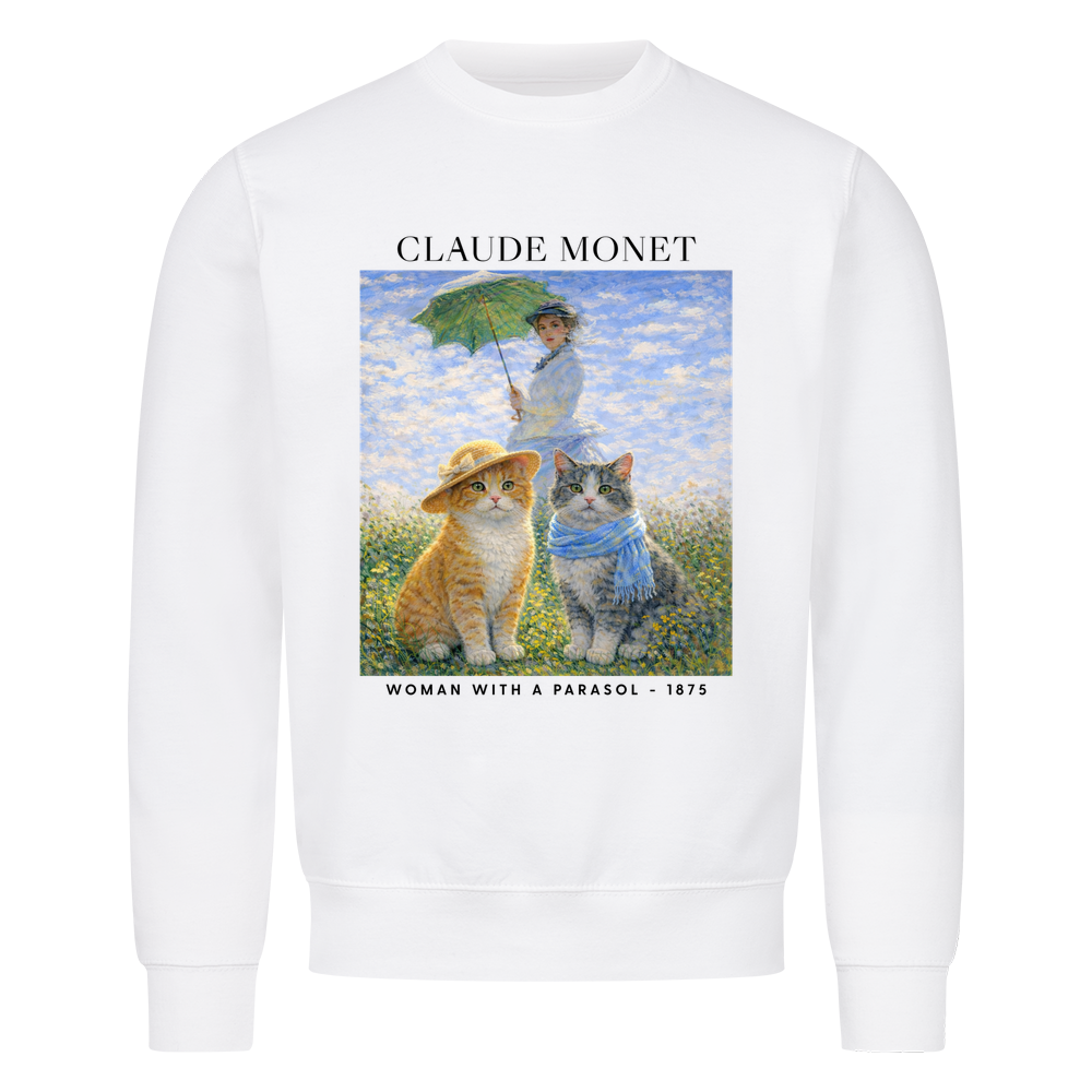 Woman With Parasol Classic Sweatshirt
