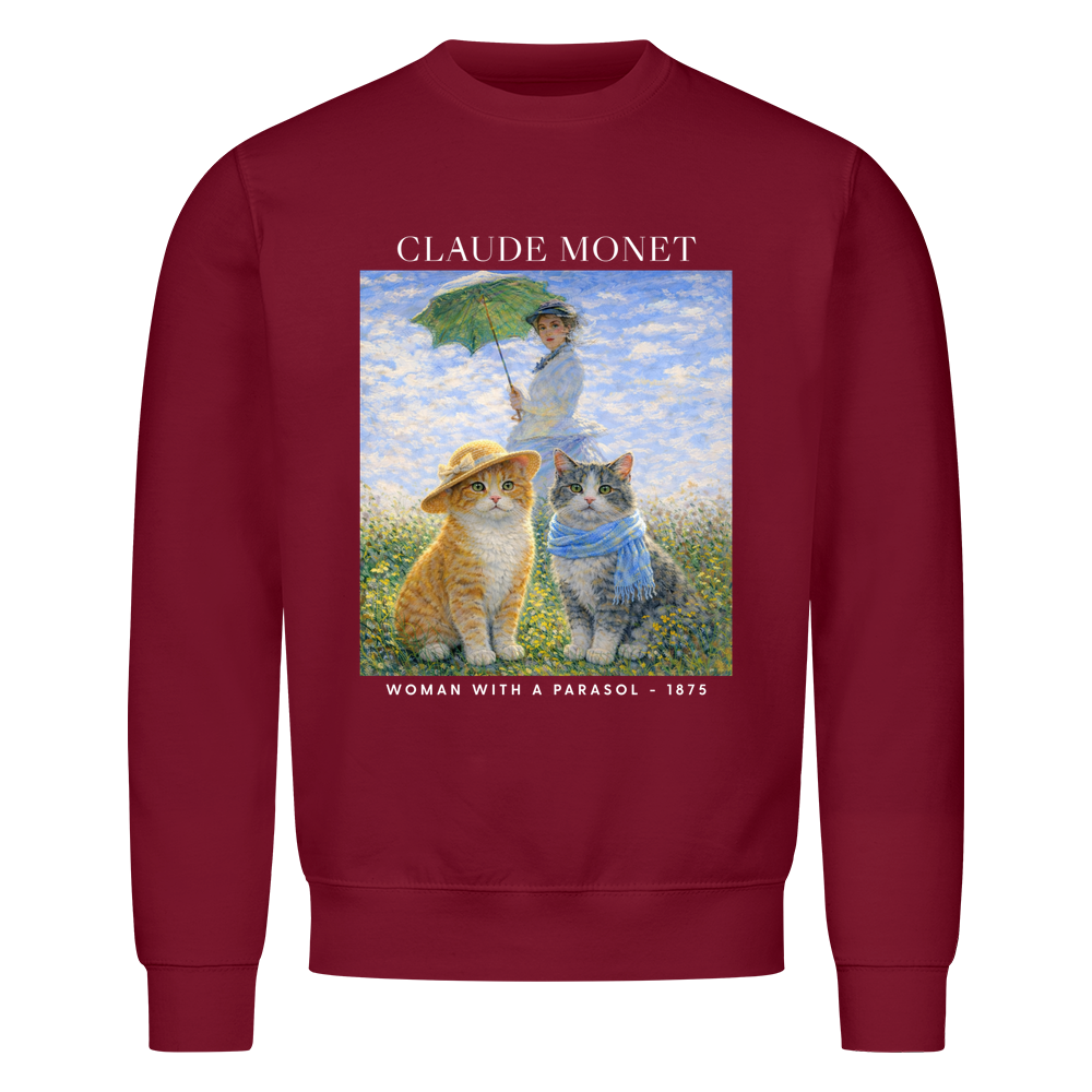 Woman With Parasol Classic Sweatshirt