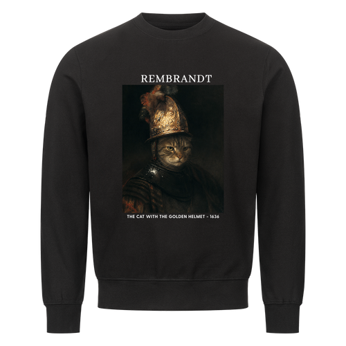 The Cat With The Golden Helmet Sweatshirt
