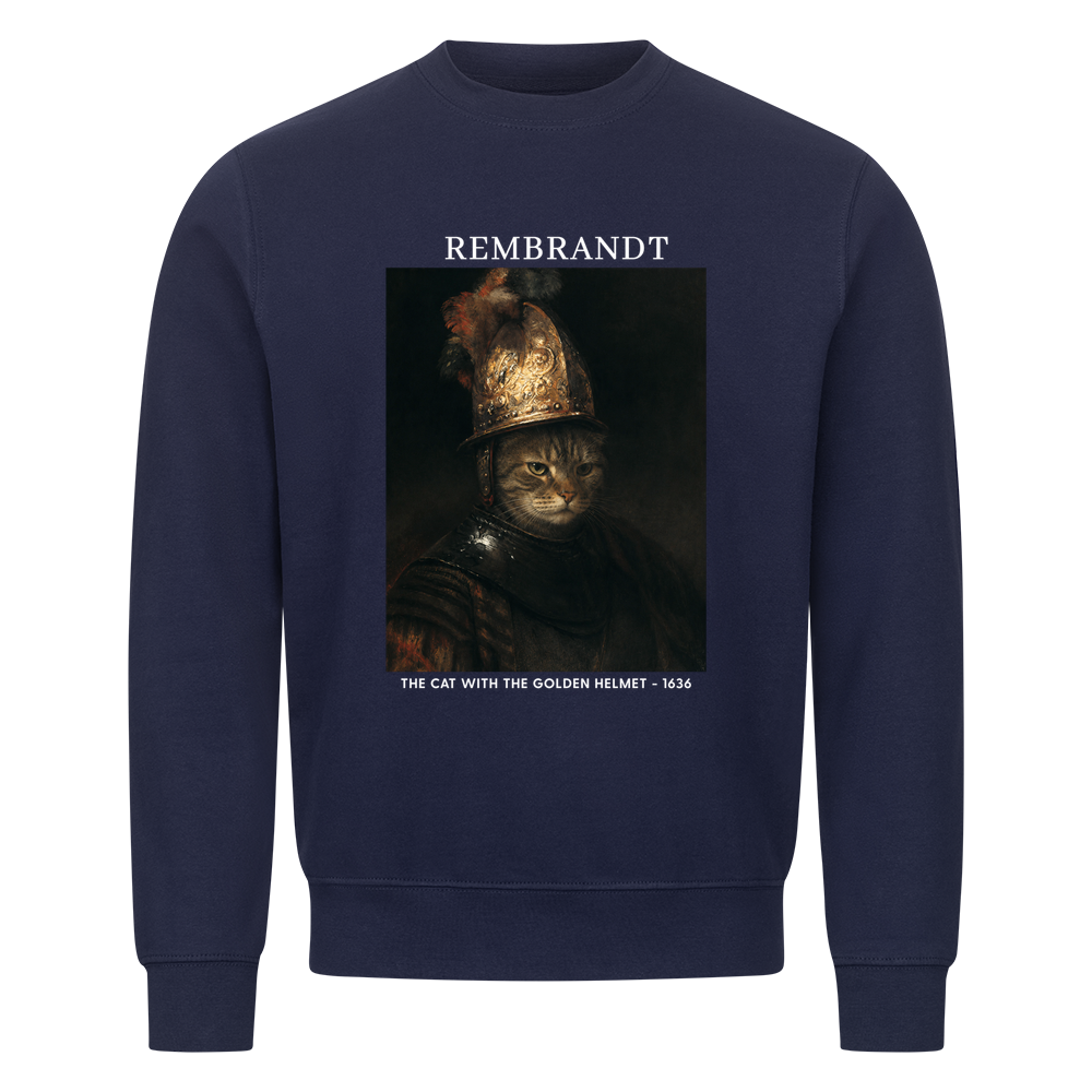 The Cat With The Golden Helmet Sweatshirt