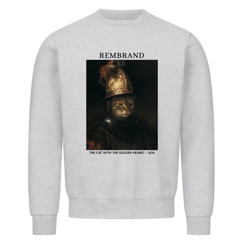 The Cat With The Golden Helmet Sweatshirt