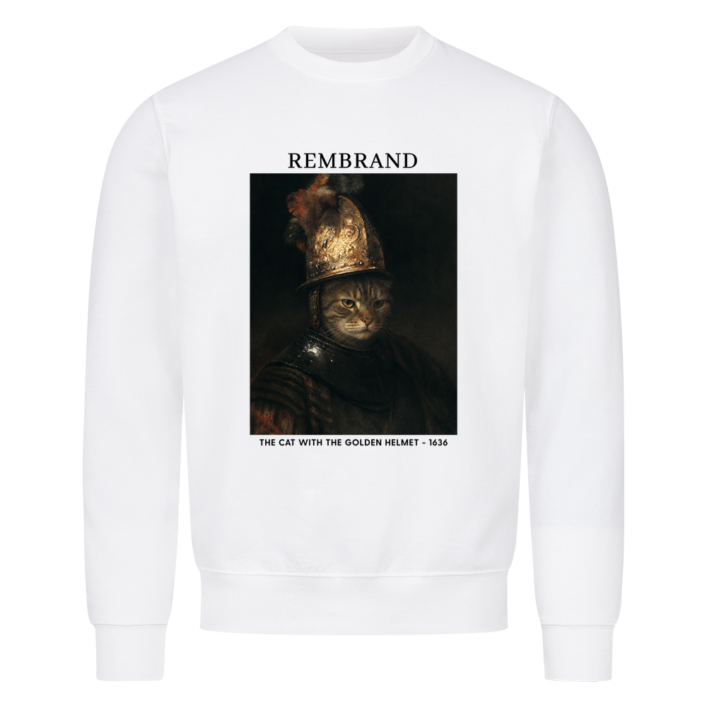 The Cat With The Golden Helmet Sweatshirt