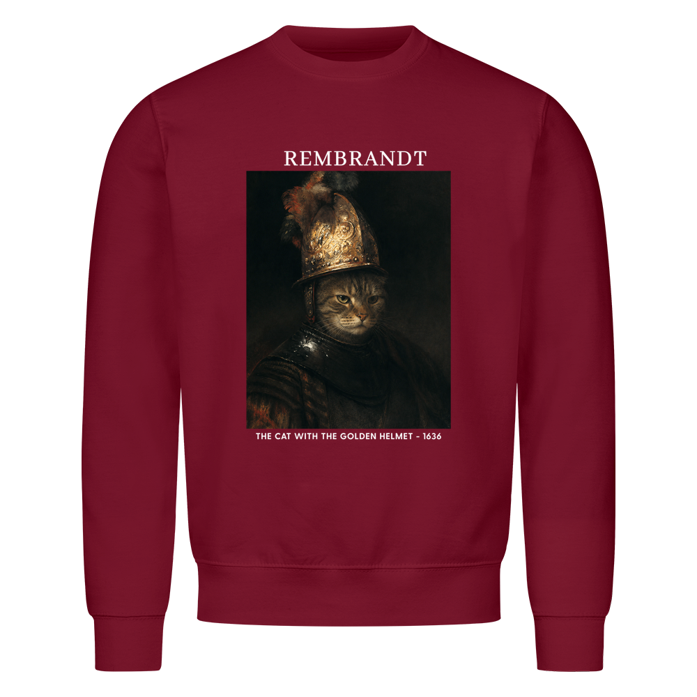 The Cat With The Golden Helmet Sweatshirt