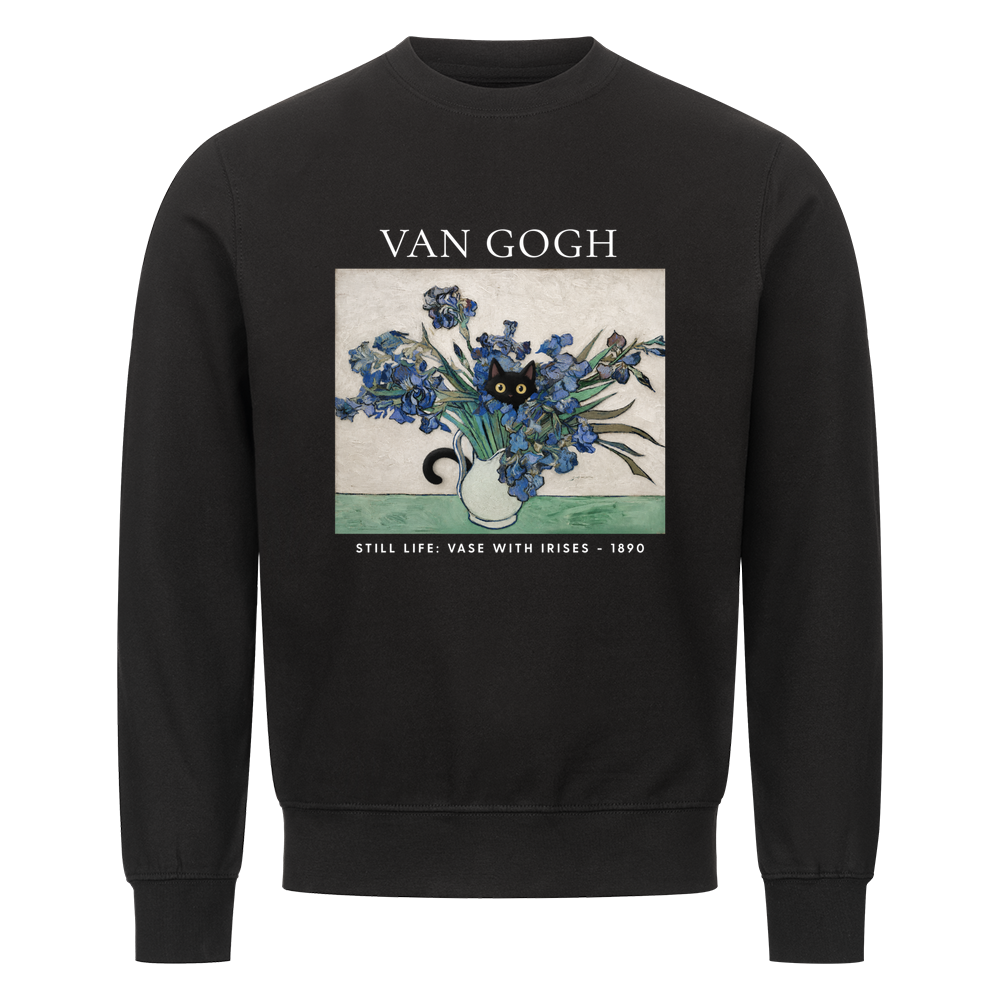 Vase With Irises Sweatshirt