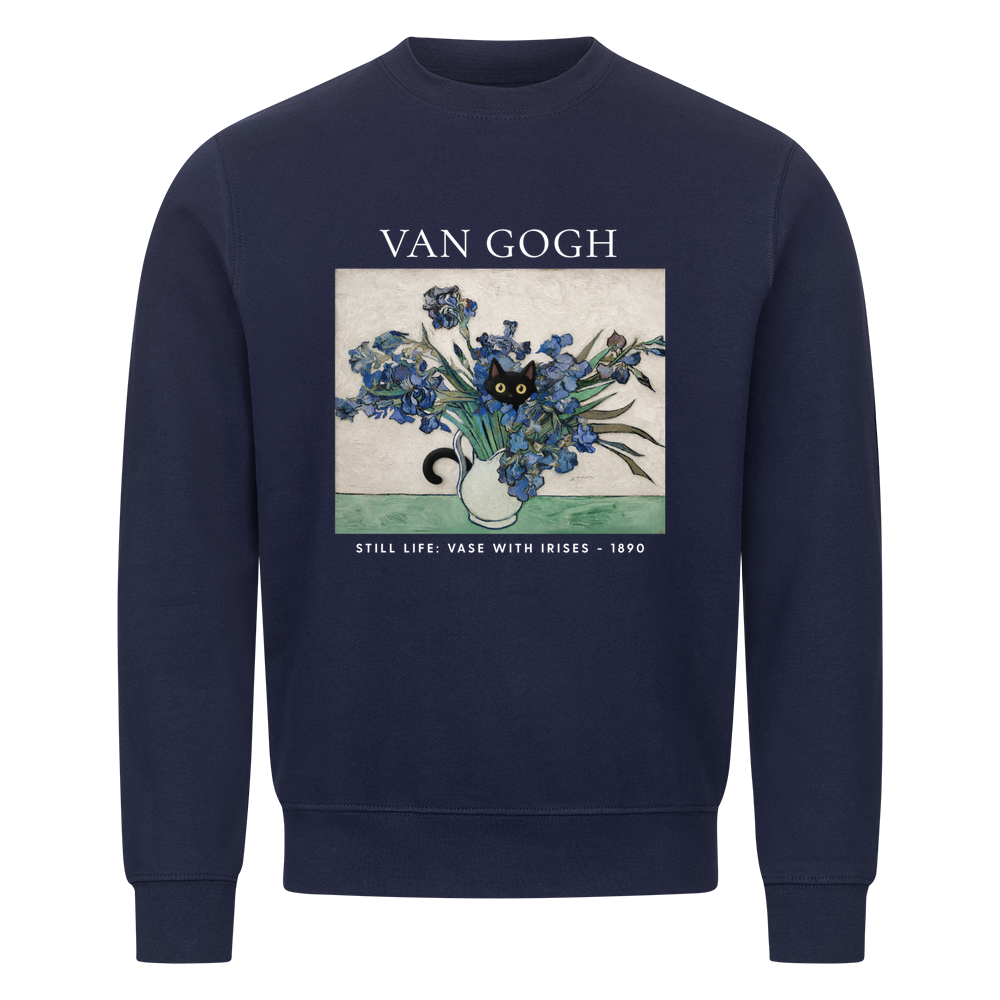 Vase With Irises Sweatshirt