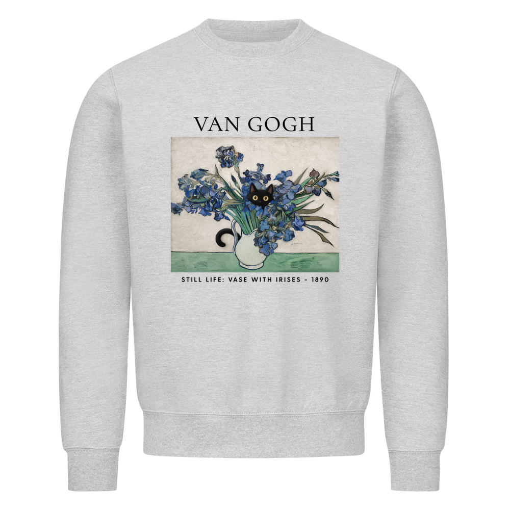 Vase With Irises Sweatshirt