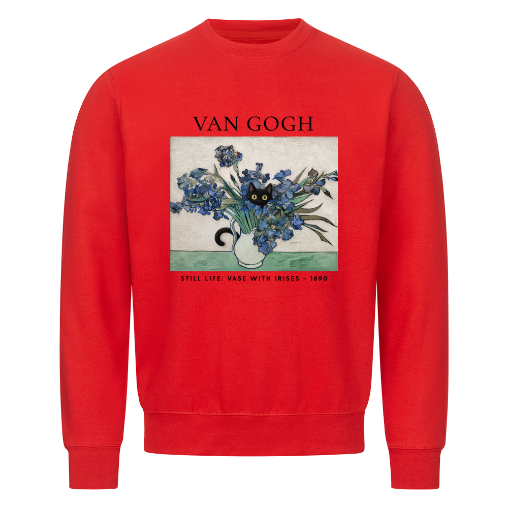 Vase With Irises Sweatshirt