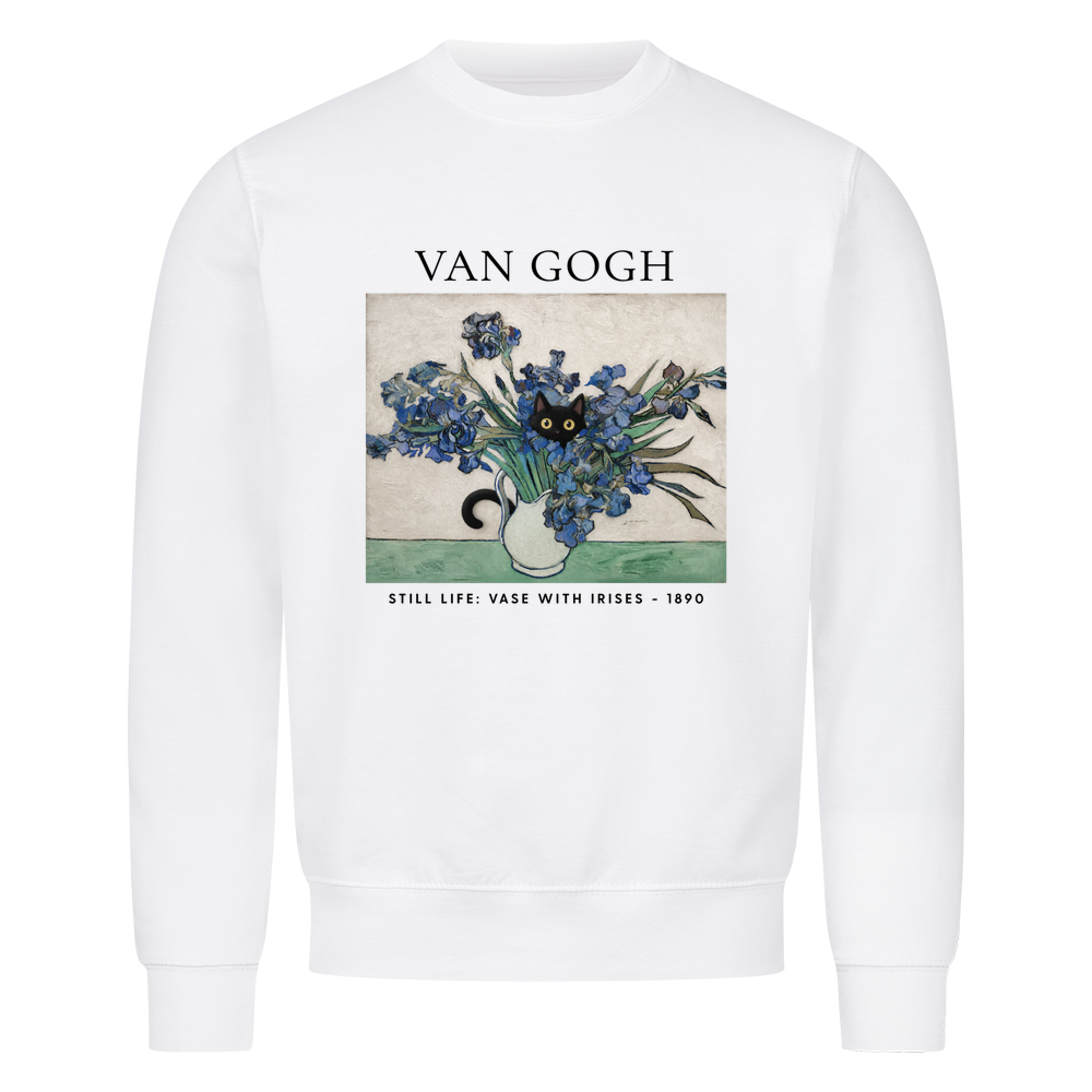 Vase With Irises Sweatshirt